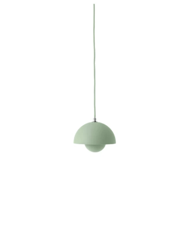 Flowerpot VP10 Pendant Soft Green – &Tradition